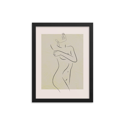 Femme Fetale Body Framed Print