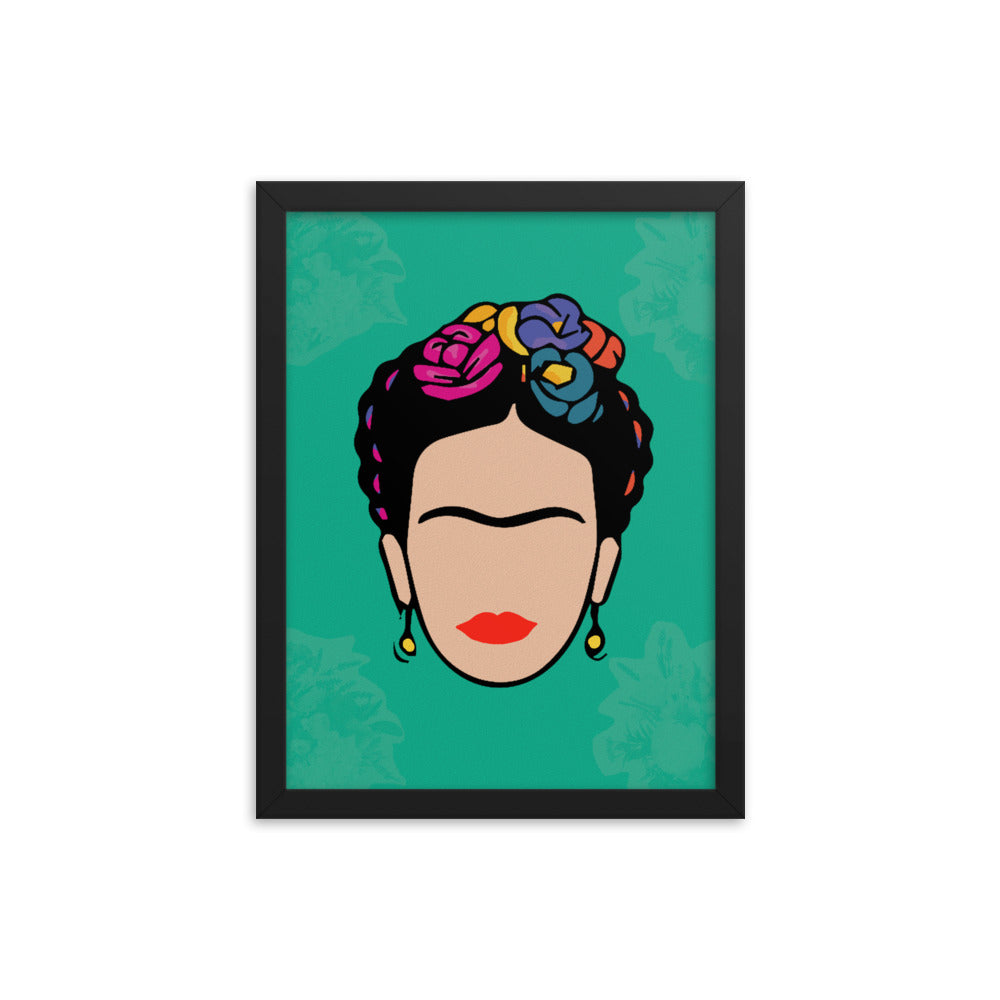 Frida in Vivid Framed Print