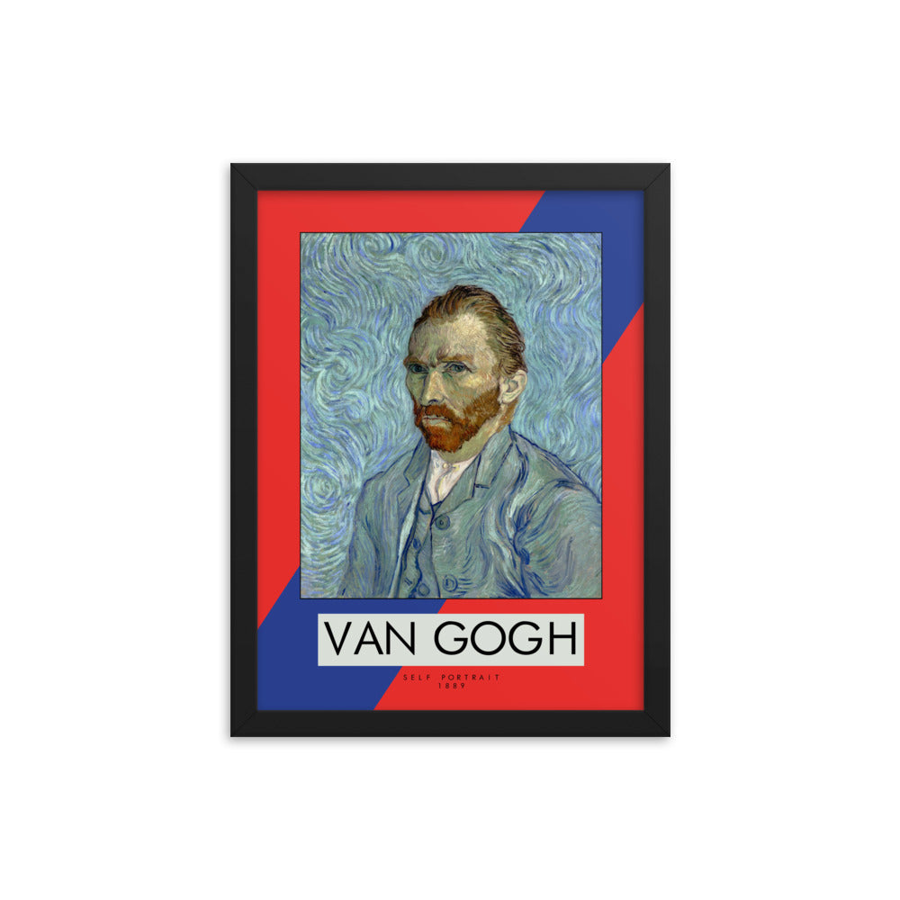 Vincent Van Gogh Self Portrait, 1889 Framed Print