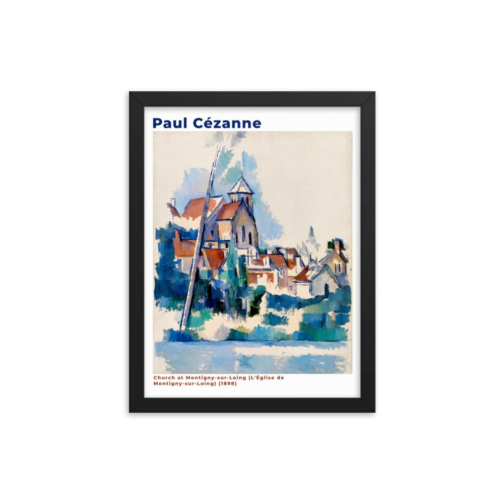 Church at Montigny-sur-Loing by Paul Cezanne Framed Print