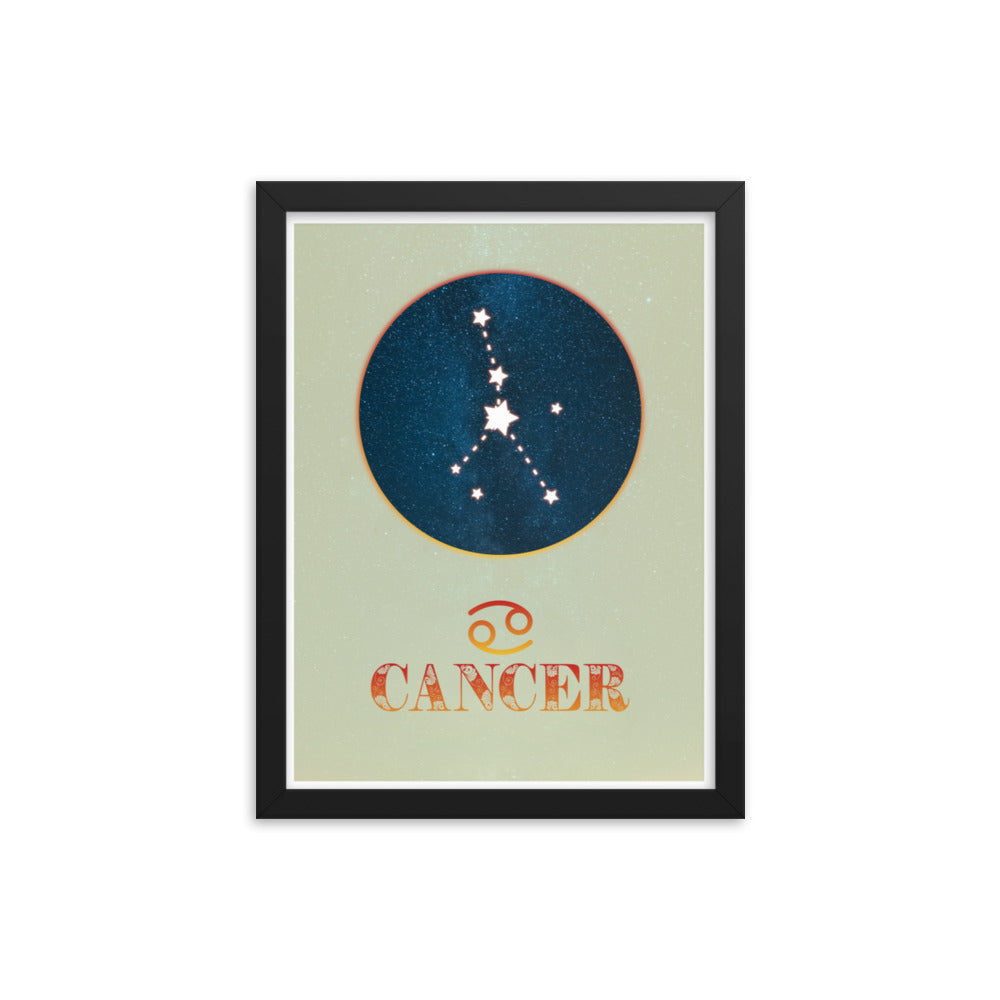 Cancer Zodiac Framed Print