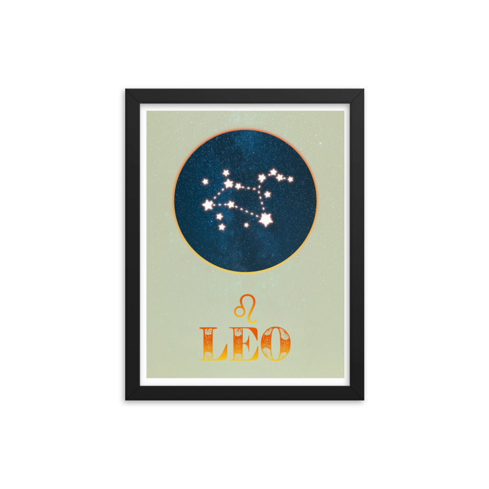 Leo Zodiac Framed Print