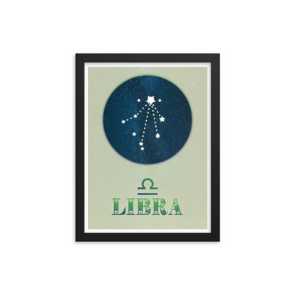 Libra Zodiac Framed Print