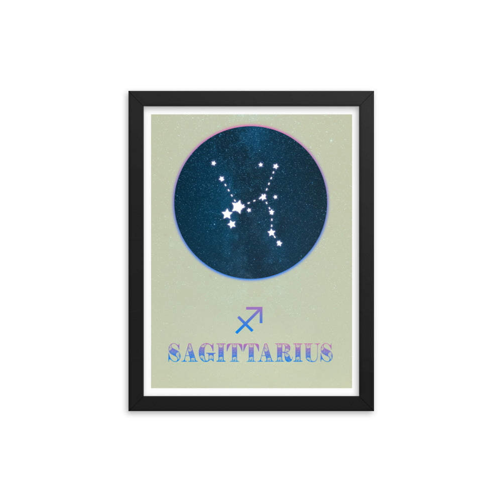 Sagittarius Zodiac Framed Print