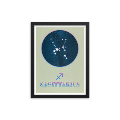 Sagittarius Zodiac Framed Print