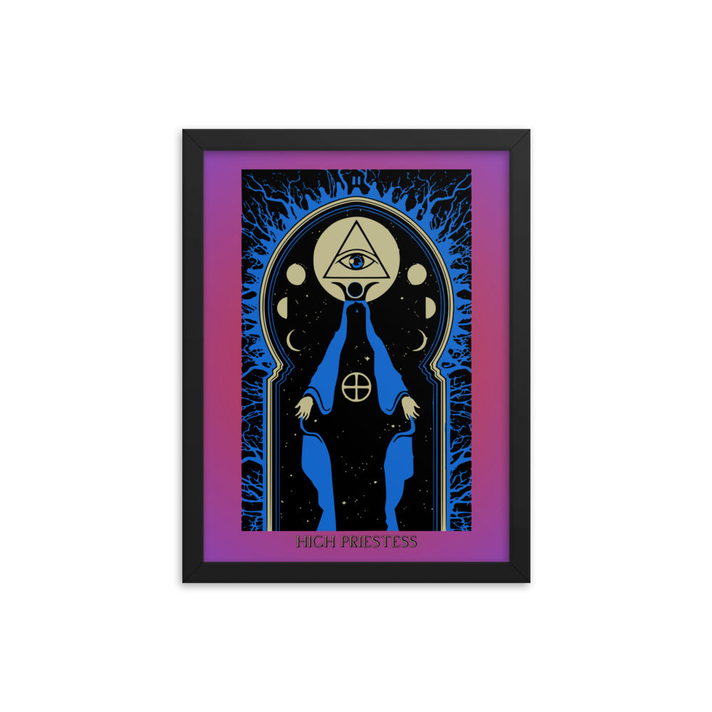 High Priestess Tarot Card Framed Print