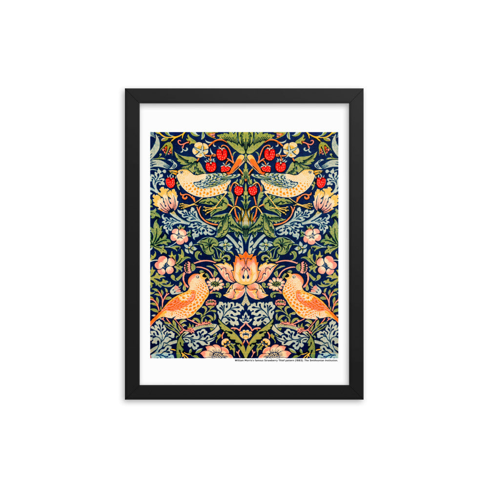 Strawberry Thief - William Morris Framed Print