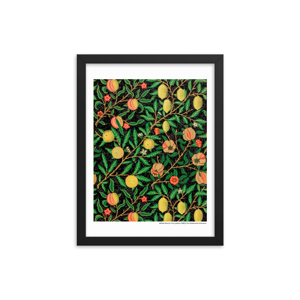 Fruit Pattern - William Morris Framed Print