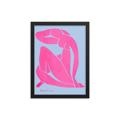 Matisse - Blue Nudes Pink Colorway Framed Print