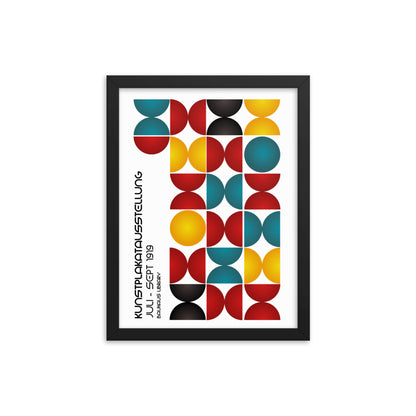 Kunstplakat Ausstellung Bauhaus Framed Print