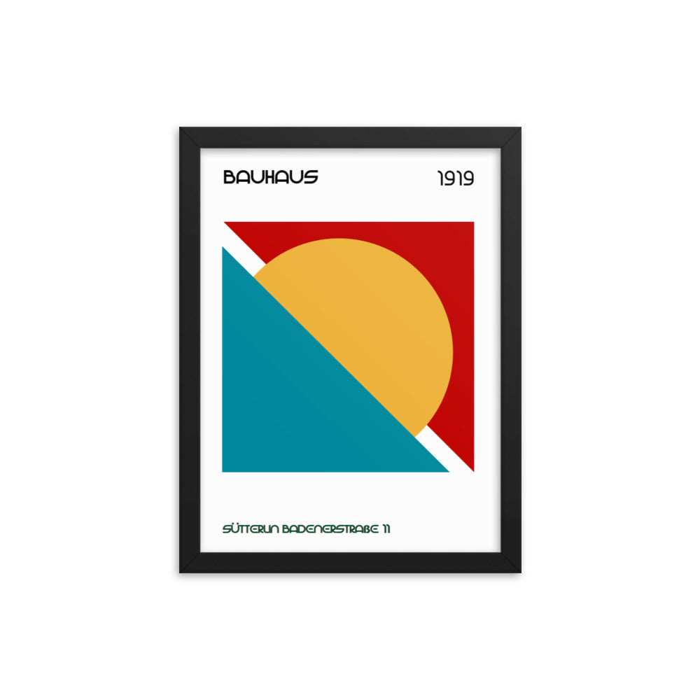 Sutterlin Badenerstrasse Bauhaus Framed Print