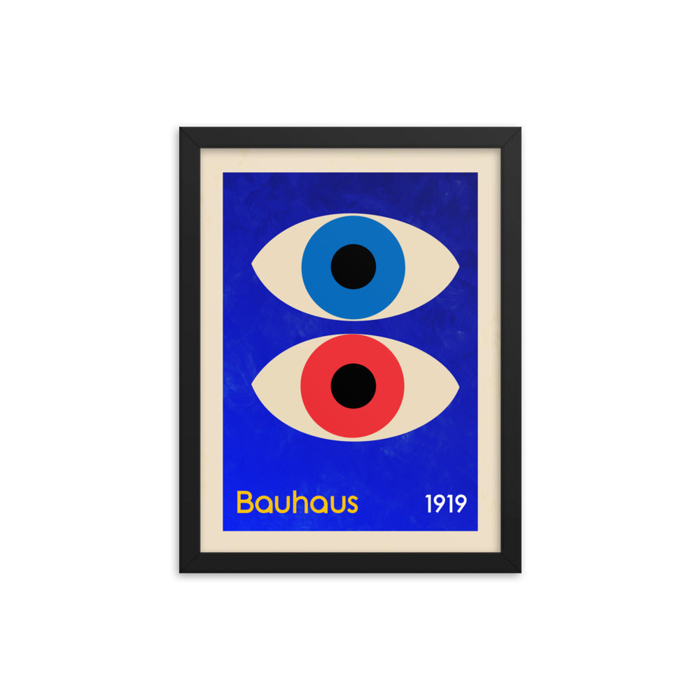 Bauhaus Eyes Framed Print