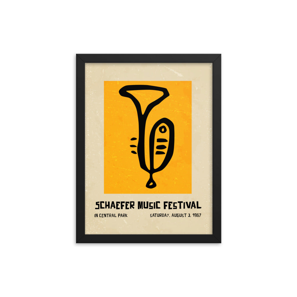 Central Park Jazz Festival 1967 Framed Print