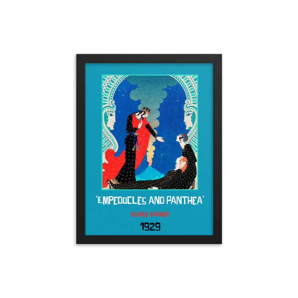 Empedocles and Panthea (1929) Framed Print