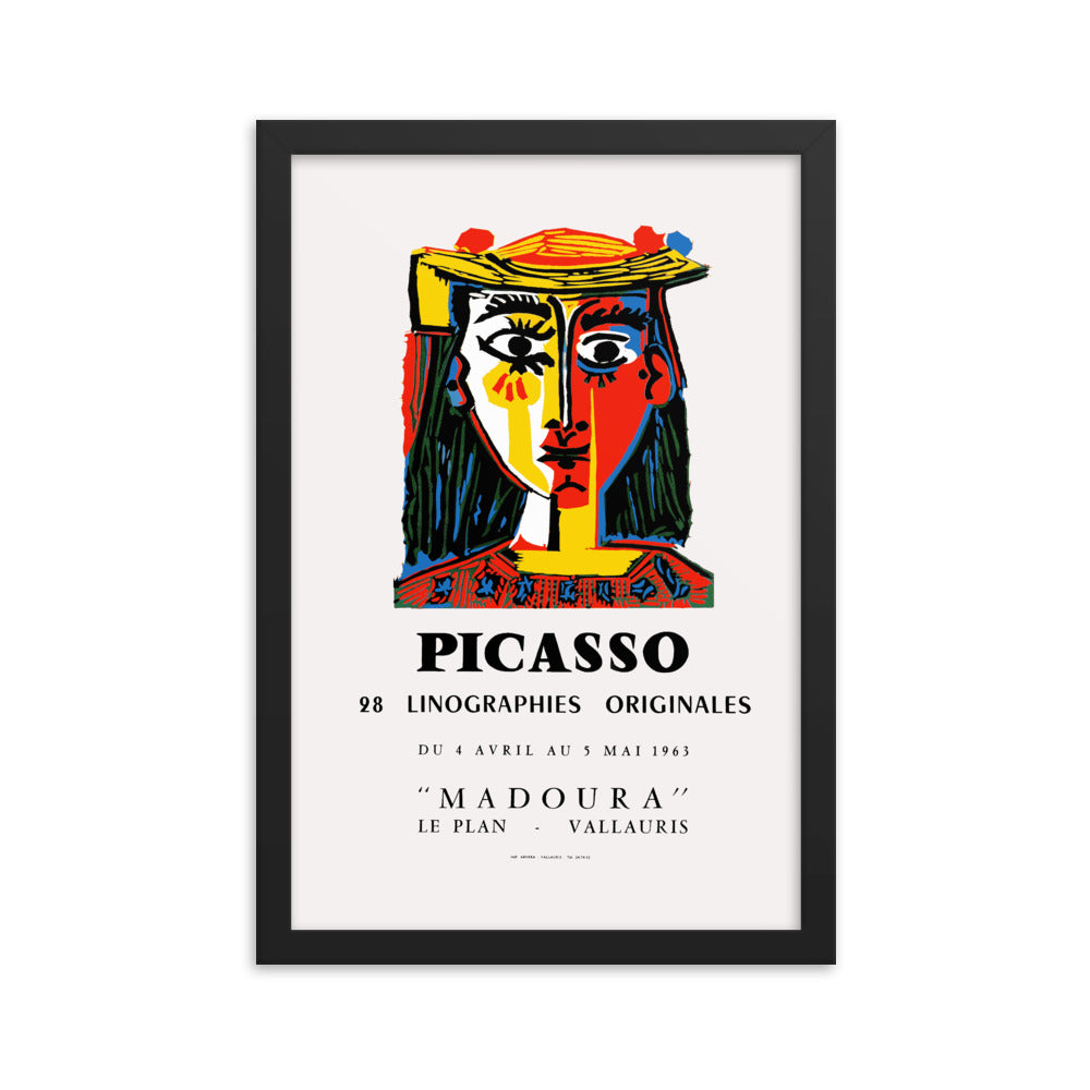 Picasso Face Framed Print