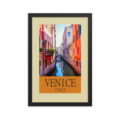 Vacation in Venice, Italy Framed Print