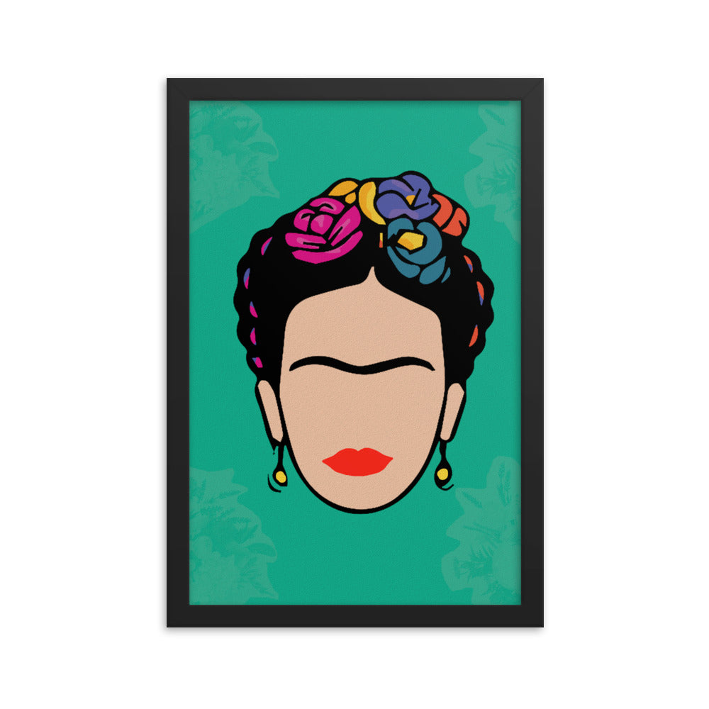 Frida in Vivid Framed Print