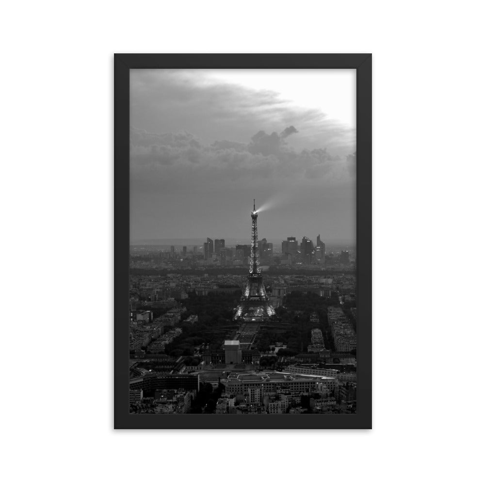 Paris Skyline Framed Print