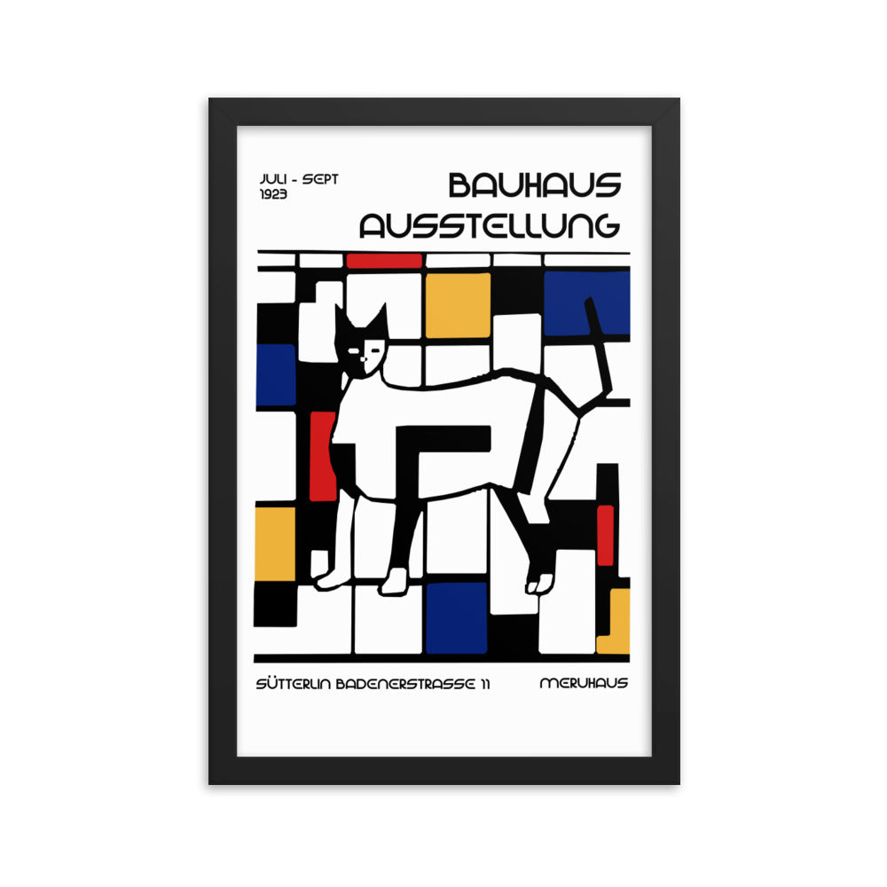 Bauhaus Austellung - Sütterlin Badenerstrasse Framed Print