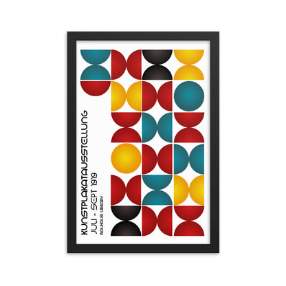 Kunstplakat Ausstellung Bauhaus Framed Print