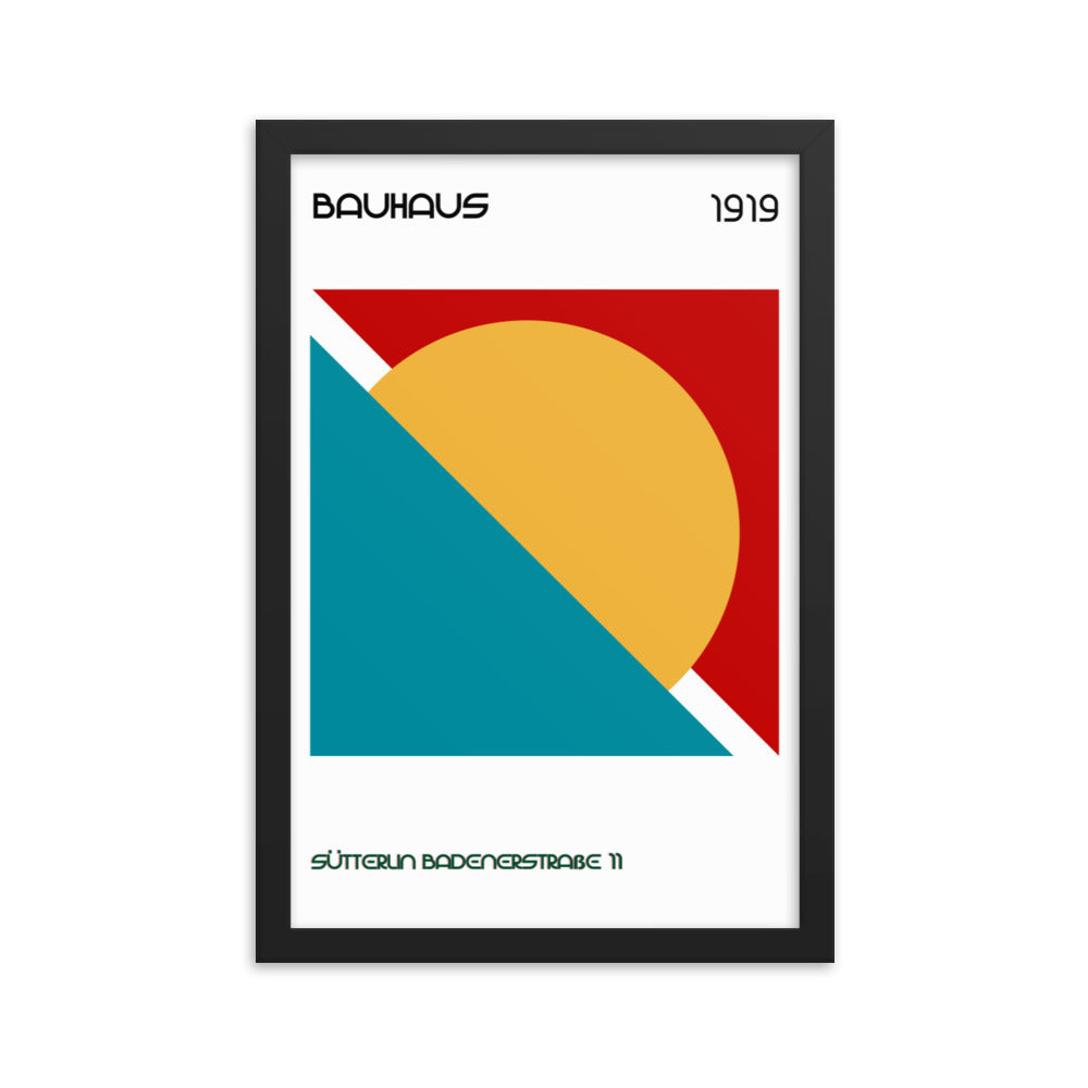 Sutterlin Badenerstrasse Bauhaus Framed Print