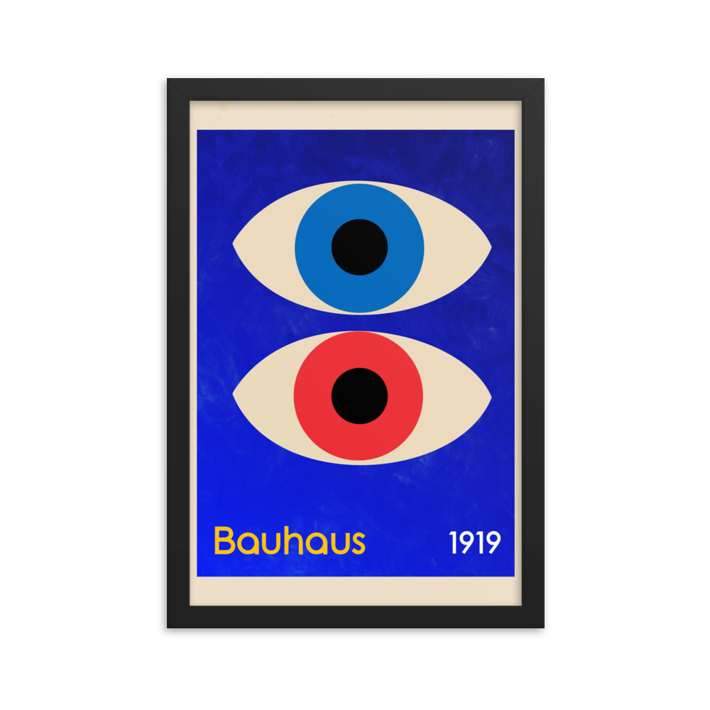 Bauhaus Eyes Framed Print