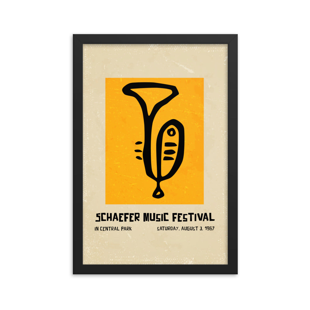 Central Park Jazz Festival 1967 Framed Print