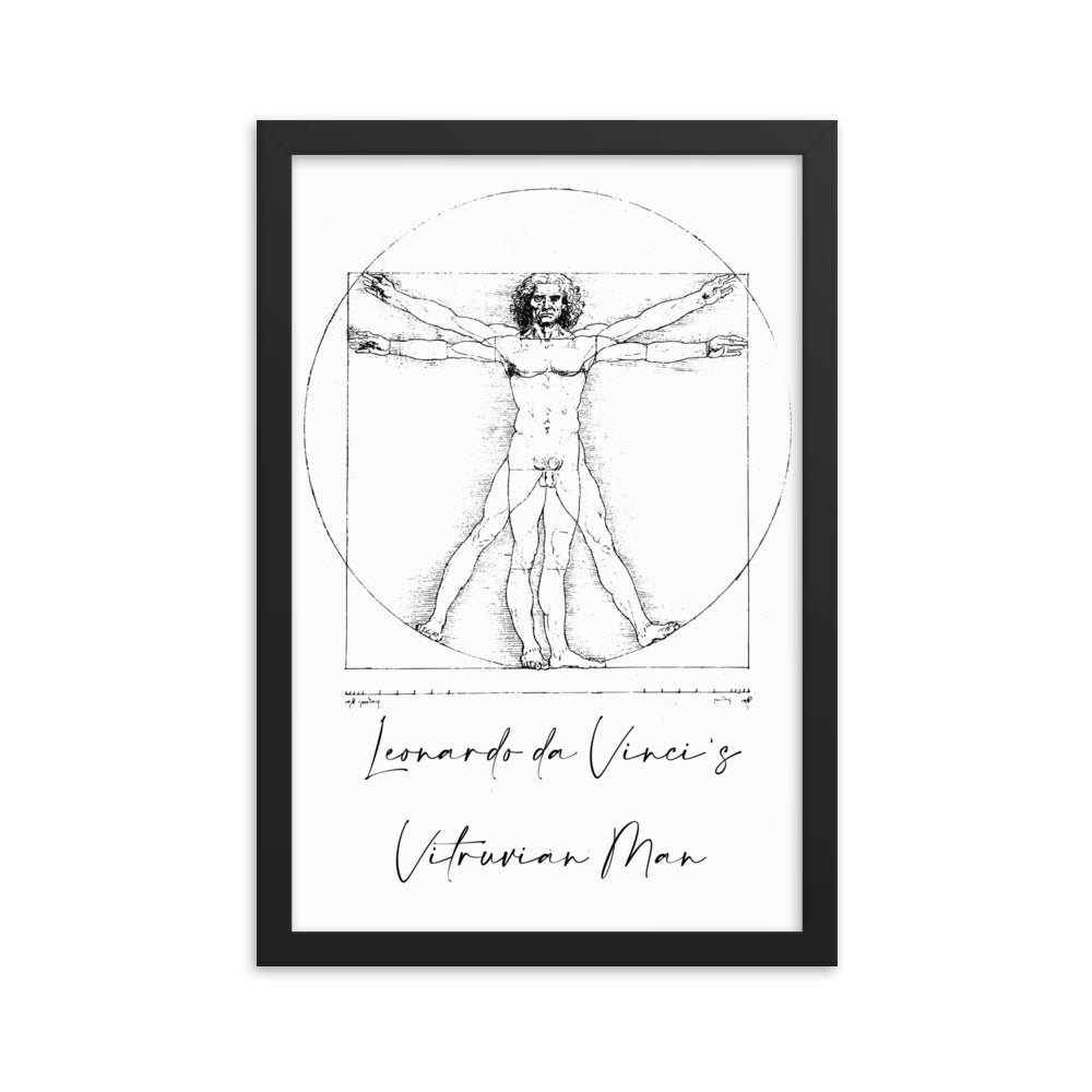 Leonardo da Vinci's Vitruvian Man Framed Print