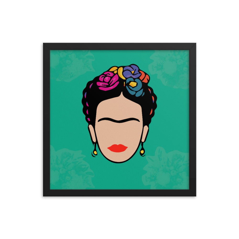 Frida in Vivid Framed Print