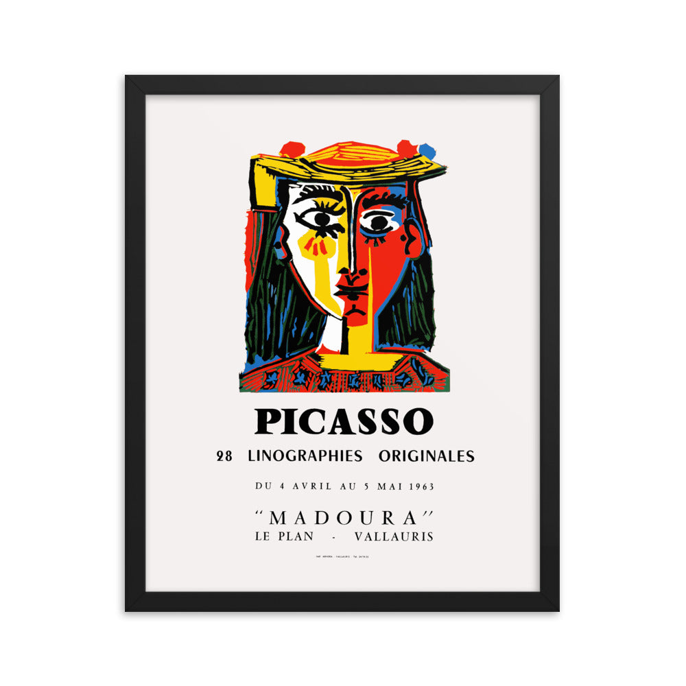 Picasso Face Framed Print