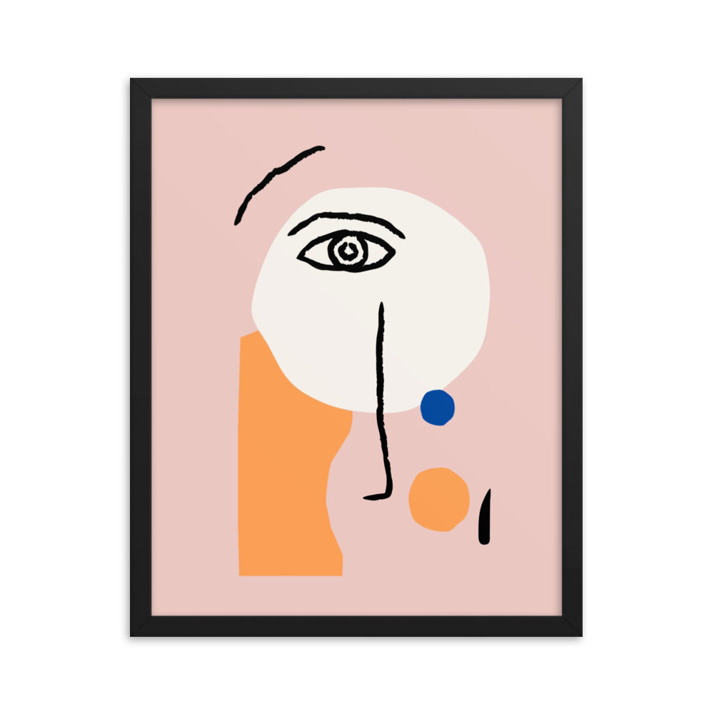 Picasso Inspired Framed Print