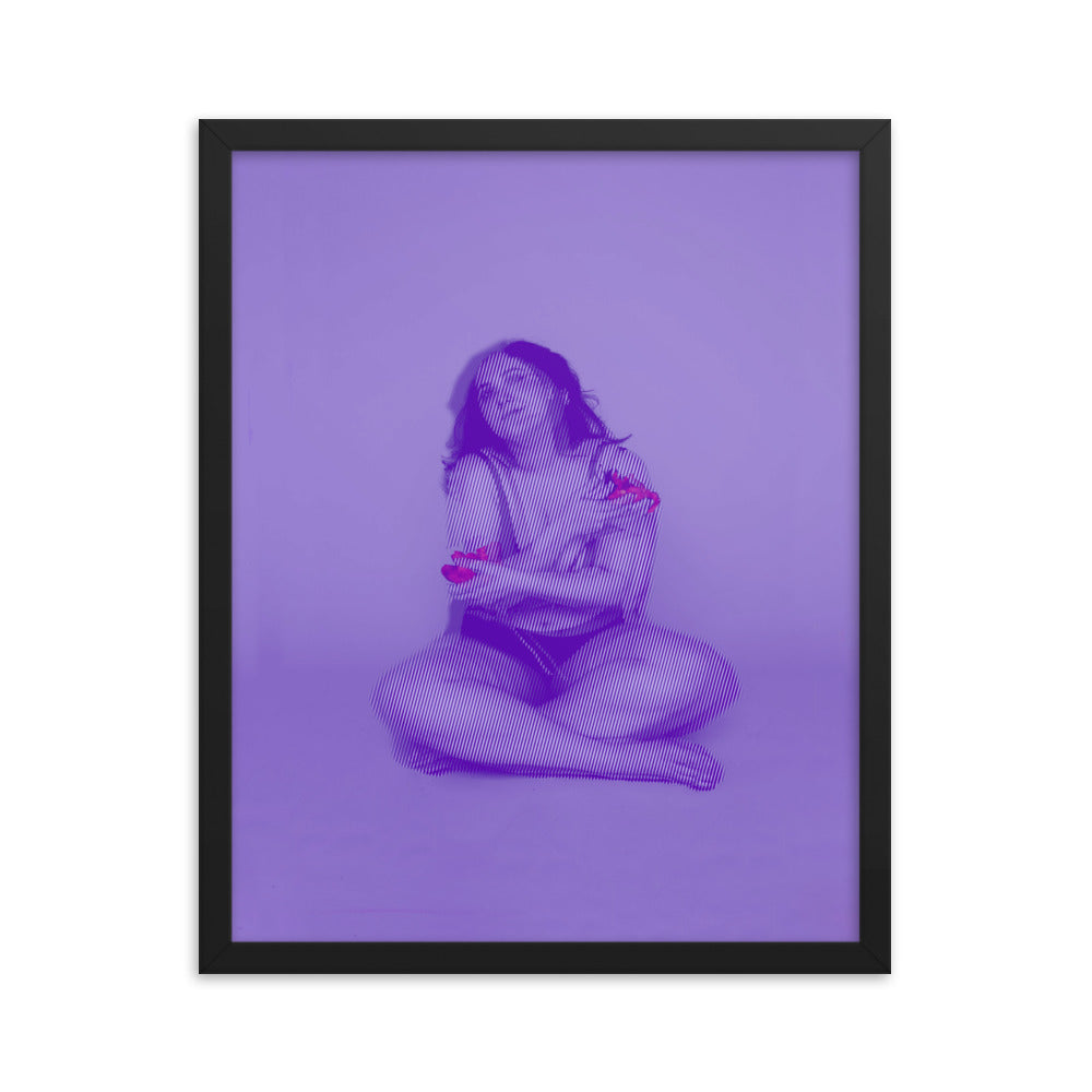 Beauty in Body Pop Art Framed Print