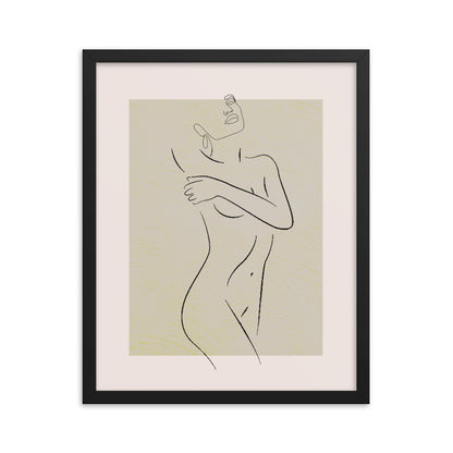 Femme Fetale Body Framed Print