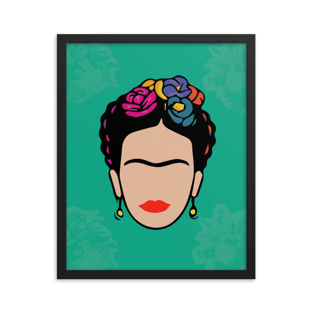 Frida in Vivid Framed Print