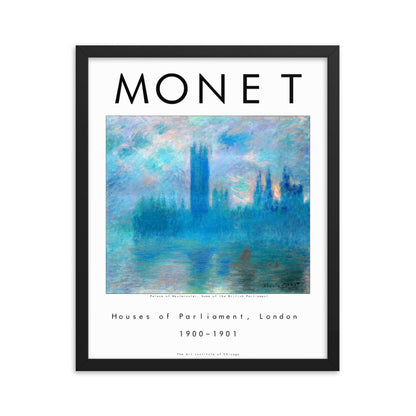 Houses of Parliament by Claude Monet Framed Print