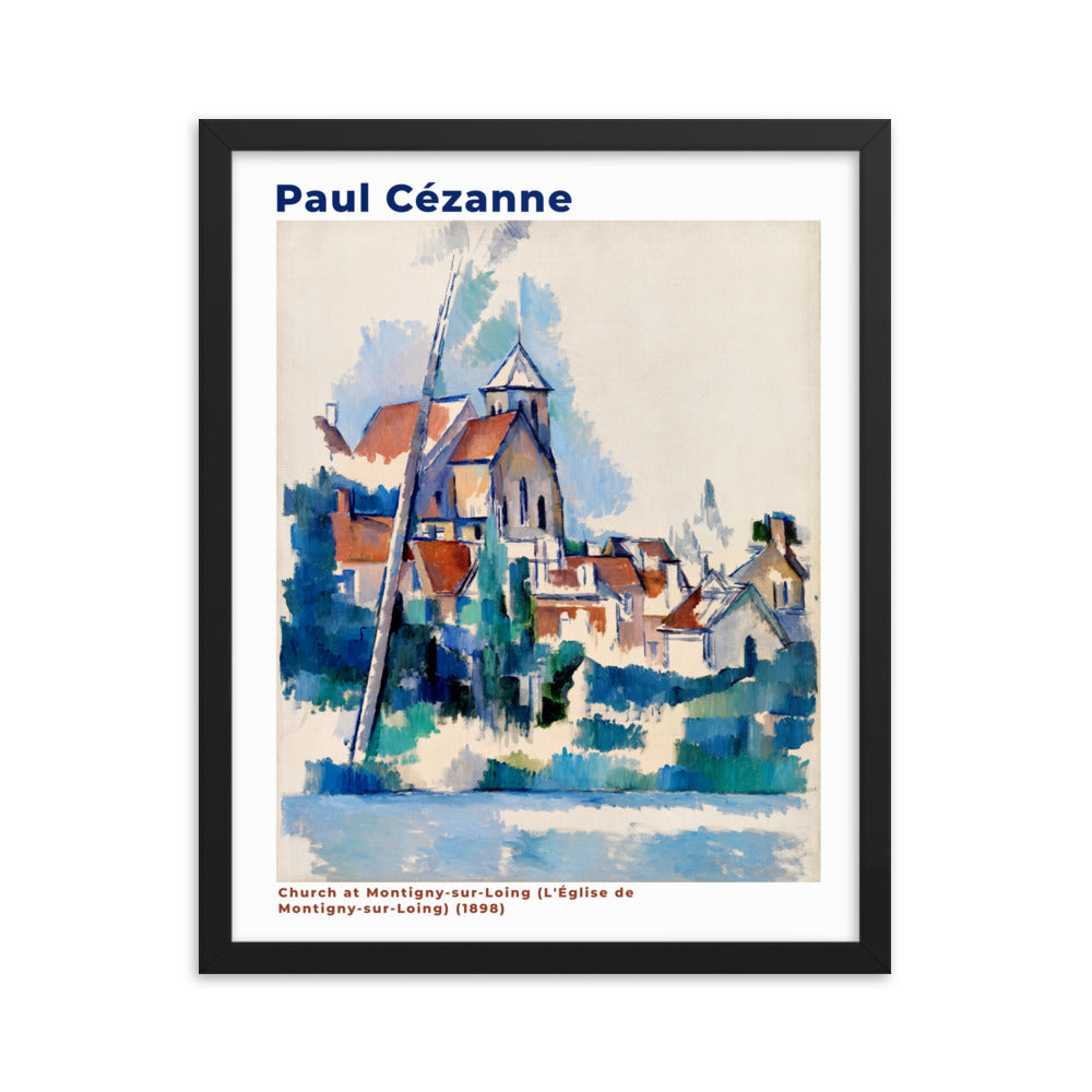 Church at Montigny-sur-Loing by Paul Cezanne Framed Print