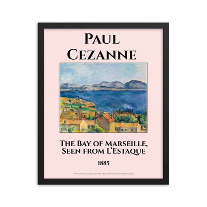 The Bay of Marseille, Seen from L’Estaque by Paul Cezanne Framed Print