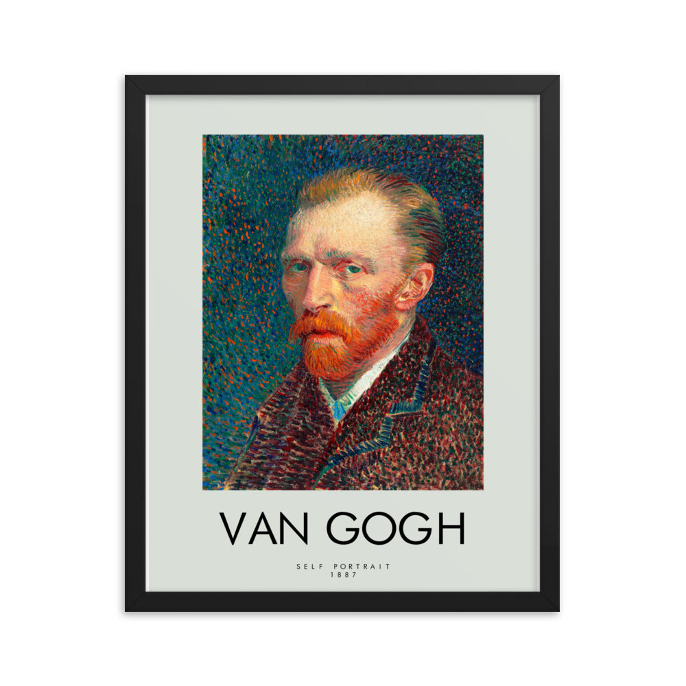 Van Gogh Self Portrait 1887 Framed Print