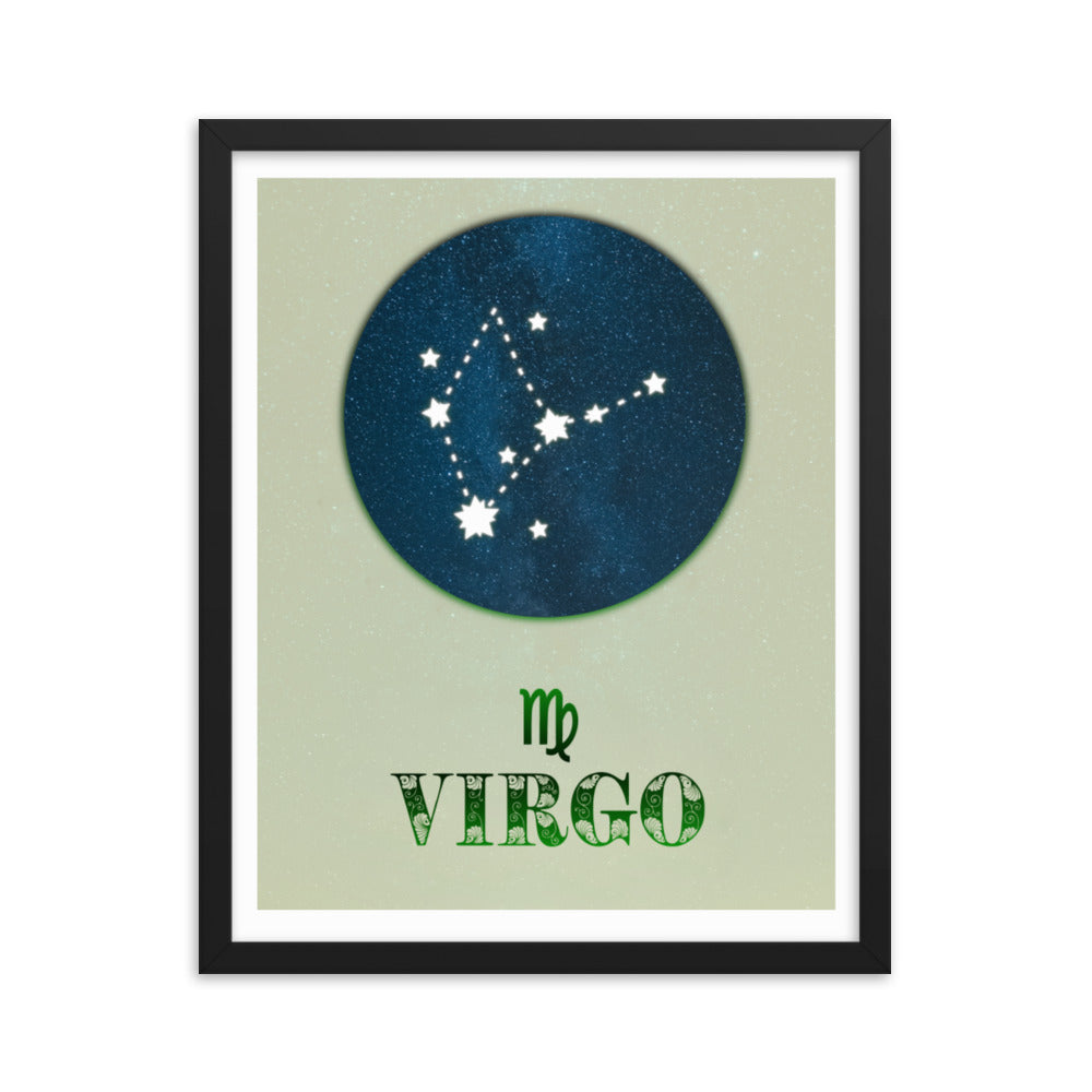 Virgo Zodiac Framed Print