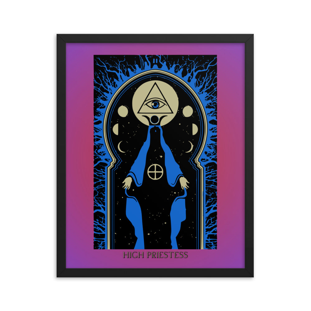 High Priestess Tarot Card Framed Print