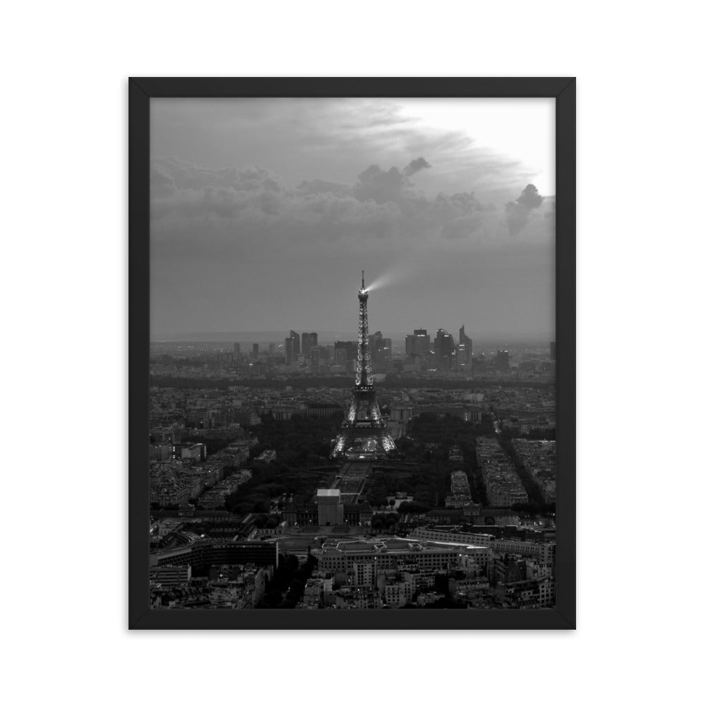 Paris Skyline Framed Print