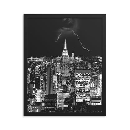 New York Skyline Framed Print