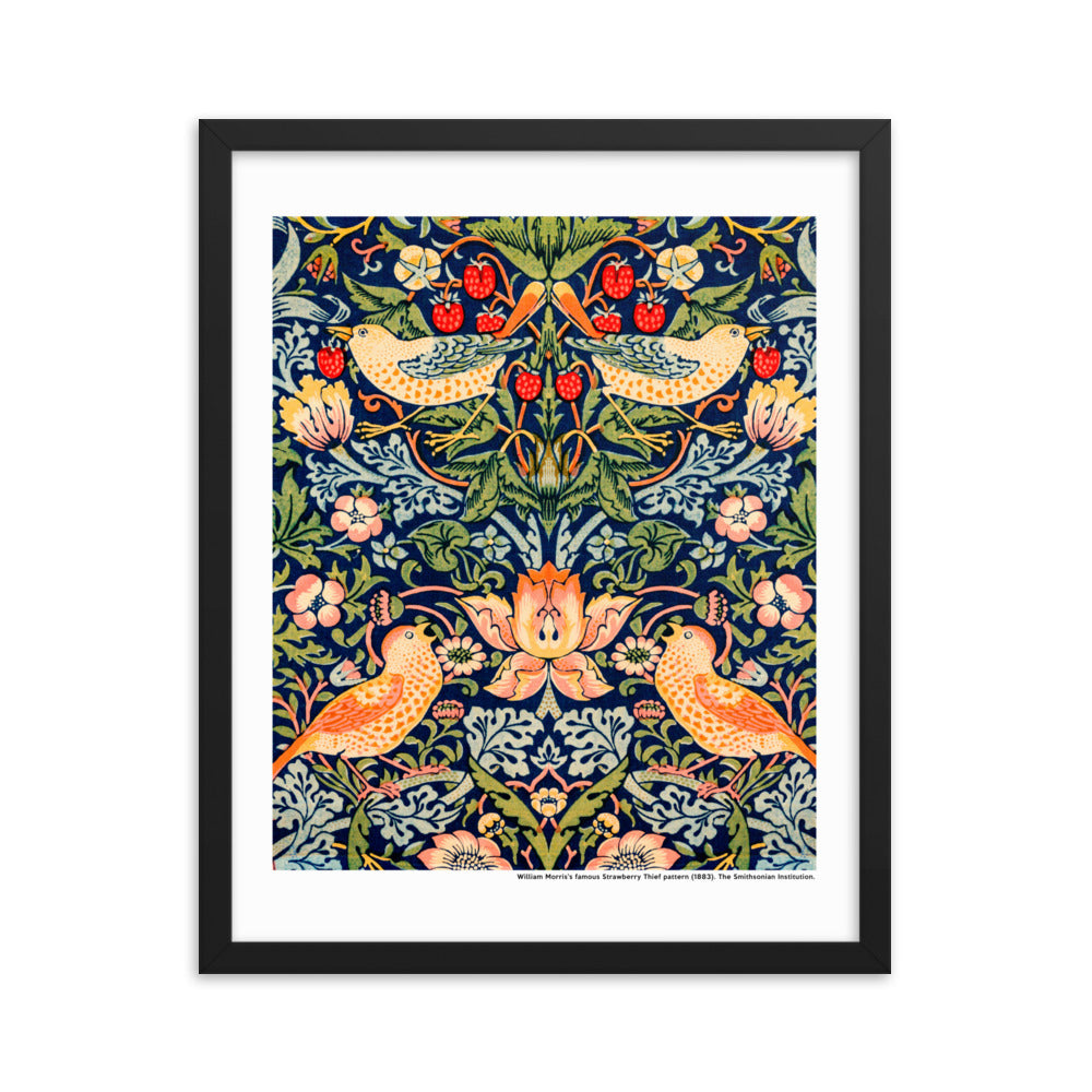 Strawberry Thief - William Morris Framed Print