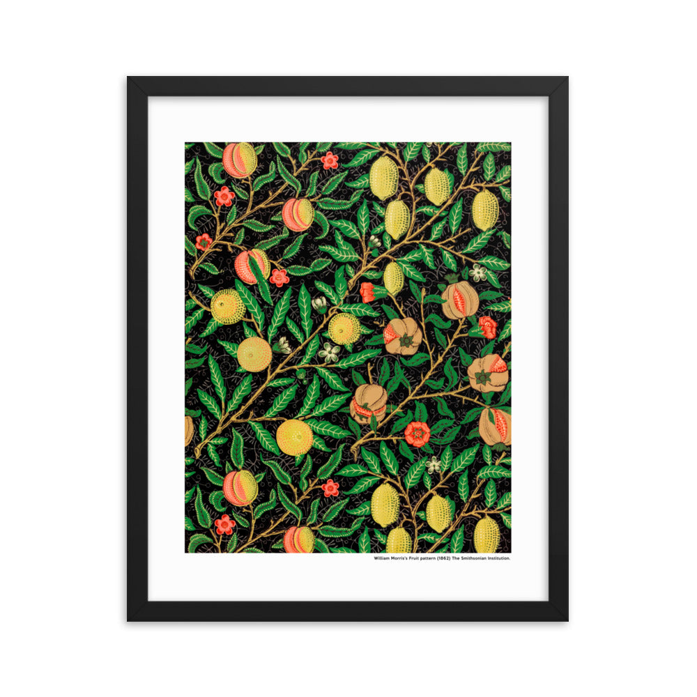 Fruit Pattern - William Morris Framed Print