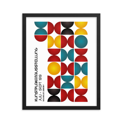 Kunstplakat Ausstellung Bauhaus Framed Print