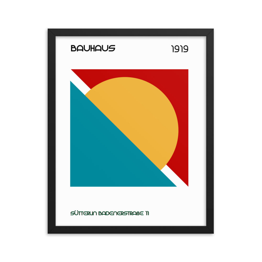 Sutterlin Badenerstrasse Bauhaus Framed Print