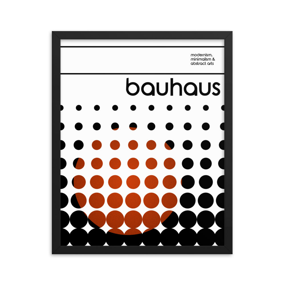 Bauhaus Transient Framed Print