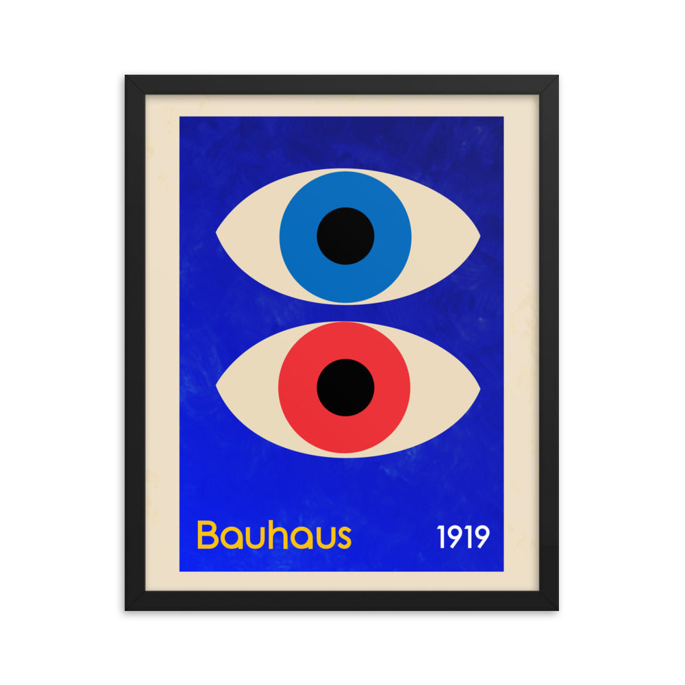 Bauhaus Eyes Framed Print