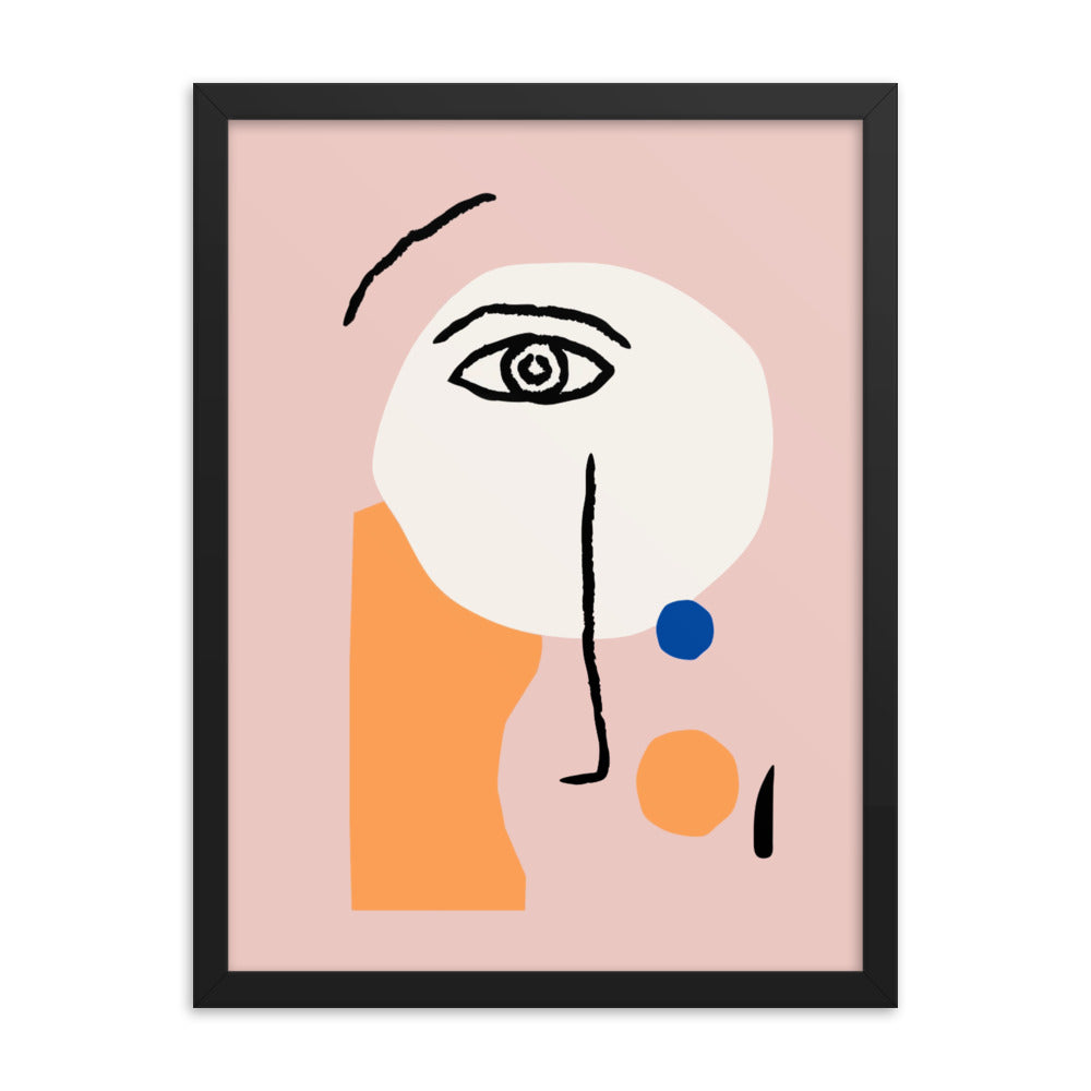 Picasso Inspired Framed Print