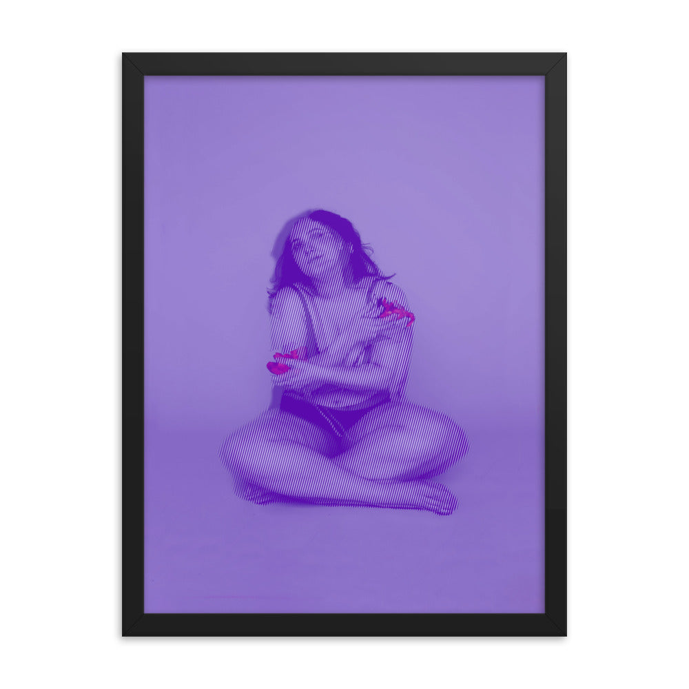 Beauty in Body Pop Art Framed Print